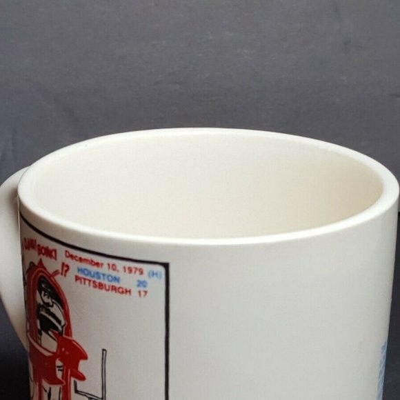 Vtg 1979 MARYLAND CLUB COFFEE MUG Houston/Pittsburgh COLLECTOR #16 Coca Cola 1l8 - Picture 5 of 6
